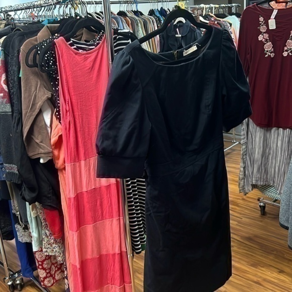 Tulle size medium, navy blue dress with back zipper